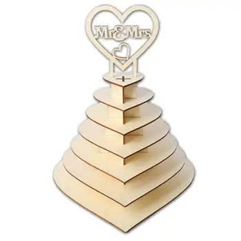 Vestuvių & Party Stendas, Asmeninį Širdies formos 3D Šokolado Bokštas Stovi, Piramidės Vestuvių Stendas Namų Amatų Apdaila