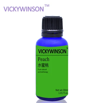 VICKYWINSON Persikų aromaterapijoje eterinis aliejus, 30ml Automobilių Natūralių Augalų Oro Drėkintuvas Gaiviklis Pridėti WX16