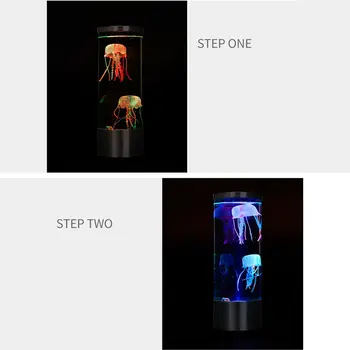 Vidutinis Medūzos Lempa LED Spalva Keičiasi Namų Puošybai Naktį Šviesos Akvariumas Medūzų Stiliaus Led Lempos