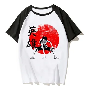 Vienas Gabalas Marškinėliai Japonų Anime Marškinėliai Vyrų T-shirt Luffy T Marškiniai, Drabužiai, Marškinėliai Spausdinami Marškinėlius trumpomis Rankovėmis Tee Viršų