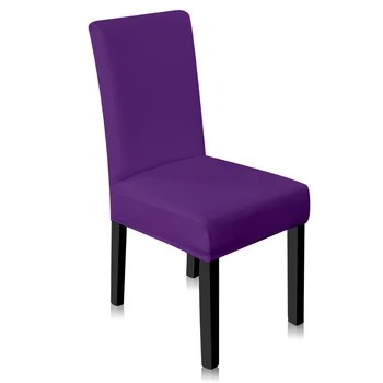 Vientisos Spalvos Kėdė Padengti Spandex Užvalkalai Už Valgomasis Ruožas Elastinga Kėdžių Dangose Pokylių Viešbučio Virtuvės Vestuvių