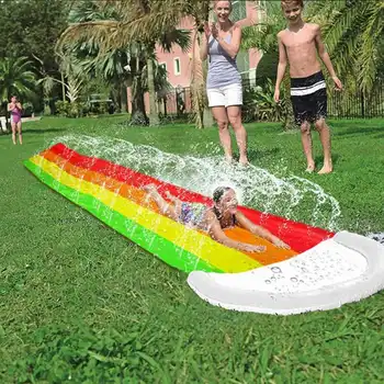 Vieną Surf Vandens Čiuožykla Vaikų Vasaros Vejos Skaidres Lauko Sodo Kieme Įdomus Vandens Žaidimai Skaidrių Purškimo Purkštuvo Žaislas Vaikams