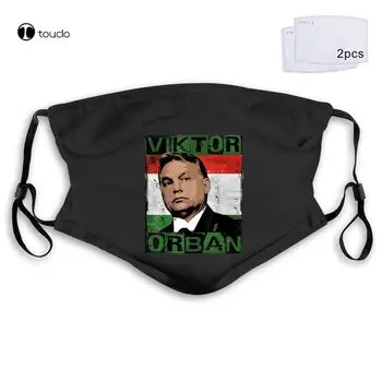 Viktoras Orbanas, Vengrijos Vėliavos Krikščionių Patriotas Nacionalistas Veido Kaukė Filtras Kišenėje Medžiaga Daugkartinio Naudojimo Plaunamas