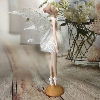VILEAD Dervos Baleto Šokėjas Statulėlės Kūrybos Angelas Miniatiūros Angelų Pasakos Statulėlės Modelis Šiuolaikinių Amatų Namų Docor