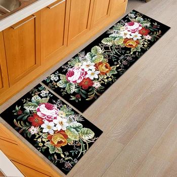 Virtuvės kilimėlis tualeto durų kilimėlis miegamojo lovos antklodė kiliminė danga, grindų kilimėlis skalbti mašinoje vandens vonios kambarys naudingasis plotas kilimas