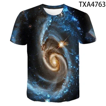 Visatos Planetos Kosmoso Galaxy 3D, T-marškinėliai Vyrams, Moterims, Vaikams, marškinėliai 3D Spausdinimo Žvaigždė Danguje Kietas Tees Berniukas Mergaitė Mados Viršūnes Streetwear