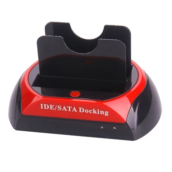 Visi 1 IDE SATA HDD Docking Station Dual USB 3.0 Kietojo Disko Kortelių Skaitytuvas Dviguba Bay 2.5 Colių, 3.5 Colių HDD Docking Station