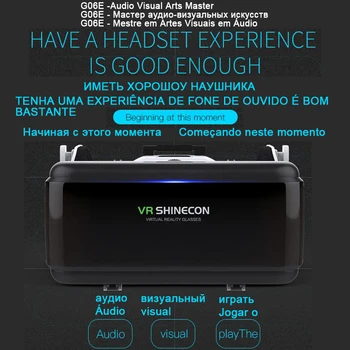 VR Shinecon Casque Šalmas 3D Akiniai Papildytosios Virtualios Realybės 
