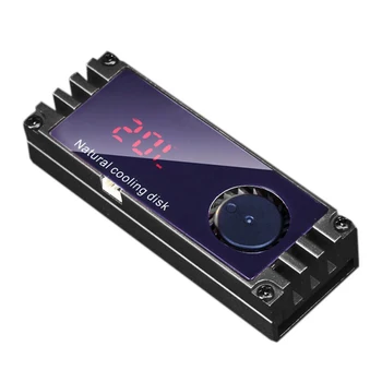 VSD Aušintuvo Heatsink su Turbo Ventiliatorius Rinkiniai M2 Skaitmeninis Temperatūros Ekranas Buitinių Kompiuterių Saugos Dalys NVMe M. 2 SSD