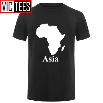 Vyrai AFRIKA AZIJA MARŠKINĖLIAI JUOKINGA PARODIJA, ŽEMĖLAPIS, MOTERŲ, VAIKŲ Cool Atsitiktinis pasididžiavimas t marškinėliai, Unisex Naujas Mados marškinėlius juokinga viršūnės