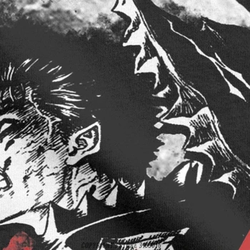 Vyrai Berserk Žarnos 3D Tshirts Manga pėstininkas su kardu Gatsu Paaukoti Zodd Anime Medvilnės Palaidinukė Rudens Žiemos Camisas