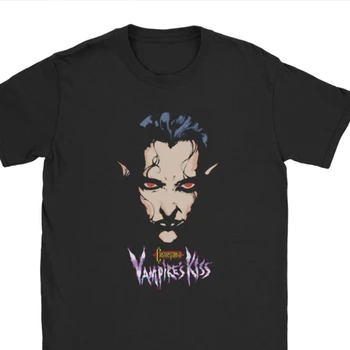 Vyrai Castlevania T Shirts Vampyrai Žaidimas Ir Vaizdo Žaidimas Anime Premium Medvilnė Sporto Marškinėliai, Negabaritinių Tshirts