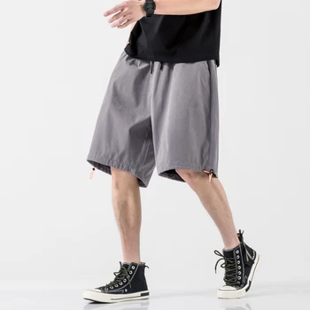 Vyrai Hip-Hop Šortai vyriški Prarasti Trumpos Kelnės Fitness Kietas 2021 M. Vasarą Jogger Mens Sweatpants Prarasti Treniruotės Trumpas Streetwear