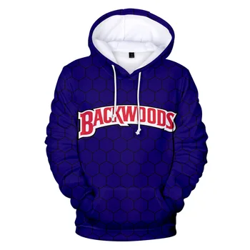 Vyrai Hoodies Backwoods 3D Spausdinimo Streetwear Mados Hoodie Vyrų/moterų Rudens Žiemos Negabaritinių Hip-Hop Palaidinukė Atsitiktinis Vyras Paltai