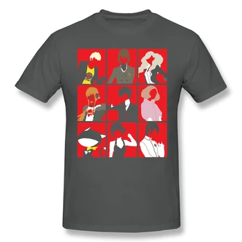 Vyrai Persona 5 T-Shirts Juokinga Viršūnes Peštynės Komanda Grynos Medvilnės Tees Harajuku marškinėlius