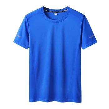 Vyriški Greitai-Džiovinimo T-shirt Mėsinių labai Didelis T-shirt Half-sleeve Laisvi marškinėliai Fitneso Atsitiktinis Marškinėlius L-9XL už 150 KG.