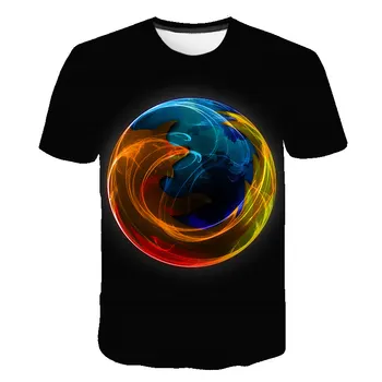 Vyriški T-shirt 3D spausdinimo atsitiktinis mados stilius apvalios kaklo kaleidoscope spalvinga vietoje spalvos naujas cool vasaros dangaus spalvos 2020 m.