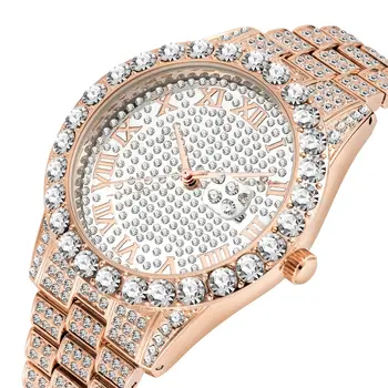 Vyriški Žiūrėti 2019 populiariausi Prabangos Prekės Aukso Vyrų Mados Laikrodžiai Vyrams Big Diamond Apyrankės Prabangių Laikrodžių Vyrams