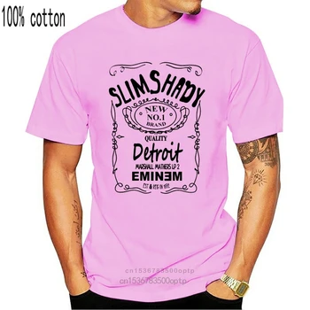 Vyrų marškinėliai Eminem Muzika Rap Slim Shady Kietas Designe HQ Visą Spausdinti juokinga t-shirt suvenyrinius marškinėlius moterims