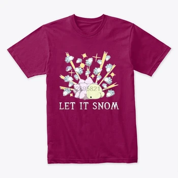 Vyrų marškinėliai Let It Snow T-Shirt tshirts Moterys t-shirt