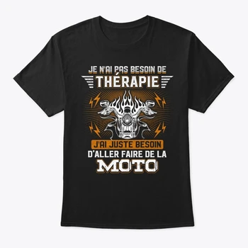 Vyrų marškinėliai MOTARD THERAPIE MOTO T-SHIRT tshirts Moterys t-shirt