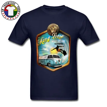 Vėliau Havajų Marškinėliai Pakabinti Prarasti Banglentininkas Gatvės Tshirts Įgulos Kaklo Automobilių Stilius Cool T-Shirt Didmeninė Aukščiausios Kokybės Grynos Medvilnės Tees