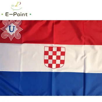 Vėliava Kroatija 1941-1945 2*3ft (60*90cm) 3*5ft (90*150cm) Dydis Kalėdų Dekoracijas Namų Vėliavos Banner Dovanos