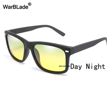 WarBLade Derliaus Poliarizuota Naktinio Matymo Akiniai nuo saulės Vyrams Photochromic Saulės akiniai Dieną Naktį Akiniai Anti-glare Vairavimo Akiniai