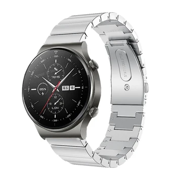 Watchband Dirželis Huawei Honor GS Pro / gt 2 Pro Smart Žiūrėti Juosta, Nerūdijančio Plieno Apyrankė Prabanga Pakeitimo Apyrankė 22mm