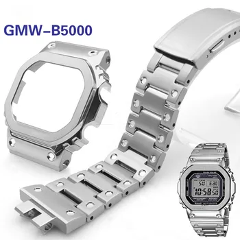 Watchband ir Bezel už GMW-B5000 Aukštos Kokybės 316L Nerūdijančio Plieno Laikrodžio Apyrankė ir Padengti Metalo Dirželis Plieno Diržas Įrankiai