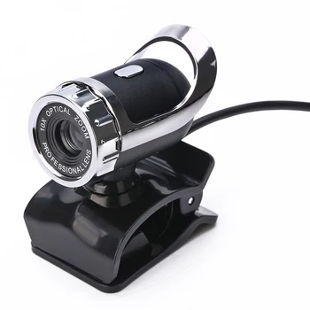 Webcam PC Kompiuteris Kameros su Built-in HD mikrofonas Clip-on Digital Video Webcamera kamera 