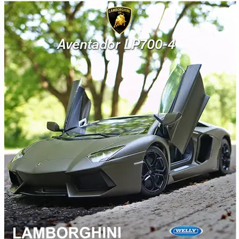 Welly 1:18 Lamborghini LP700 lydinio automobilio modelis, modeliavimas, automobilių apdailos surinkimo dovana žaislas liejimo modelis berniukas žaislas
