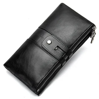 WESTAL moterų piniginės natūralios odos piniginės/piniginė moterims/lady mados moters sankabos krepšys moterų rankinėje ilgai kortelės turėtojas 8560