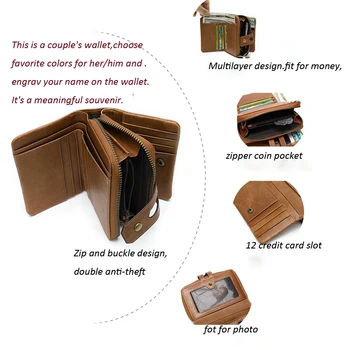 WESTAL vyriškos piniginės natūralios odos rankinės vyrams pavadinimas graviravimas kreditinės kortelės holdercoin rankinėje vyrų sankabos krepšys pora dizainas 856
