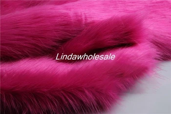 Wholsale imitacija fox pliušinis kailis,medžiaga counter kilimų medžiagos,dirbtiniais kailiais audinio,160cm*50cm/vnt