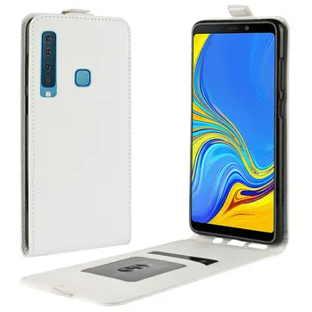 WIERSS Apversti Odinis dėklas, skirtas Samsung Galaxy A9 2018 SM-A920F A920 A9200 Retro Piniginės Atveju Odos Padengti Atvejais Fundas>