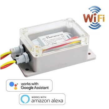 WiFi Mini Jungiklis, Jungiklis, Nuotolinio Valdymo Interruptor Adapteris su Timming, Protingo Namo Automatizavimo Suderinama su Alexa, Google