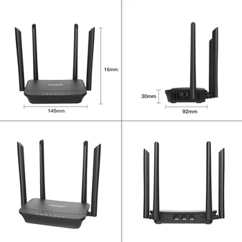 Wifi Router 300Mbps Bevielis 3G/4G Wifi Dongle, Su SIM Lizdas LTE FDD Mobile Hotspot Adapteris 4Pcs Išorinės Antenos Prieigos Taškas