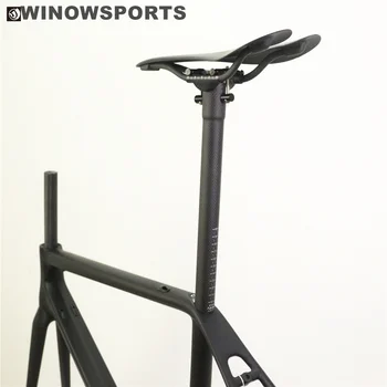 Winowsports Road/MTB dviratis anglies sėdynė po 3K Matinis dviračių nuoma dalis Sėdynės 27.2/31.6 mm Anglies nuo balnelio iškyšos 27 2 SL nuo balnelio iškyšos 31 6