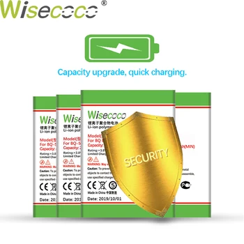 Wisecoco BQ 5707 2500mAh Naują Bateriją Už BQ 5707 Telefonas aukštos kokybės baterija