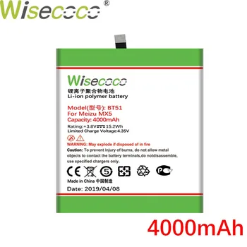 Wisecoco BT40 BT41 BT51 BT42C BT53 Baterija Mei zu MX4 MX5 MX6 Pro M2 Pastaba PRO 6S M575M Telefono Bateriją Pakeiskite+Sekimo Numerį