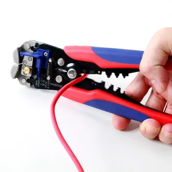 WORKPRO 8 colių Savaiminio reguliavimo Wire Stripper Automatinis Laido Striptizo Užspaudimo Įrankiai Multi Įrankis, Replės Kabelį Cutter