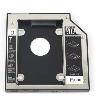 WZSM 12,7 mm SATA 2 HDD SSD Kietąjį Diską Caddy HP EliteBook 6930p 8440p 8530p 8540p 8460p 8560p 8760p