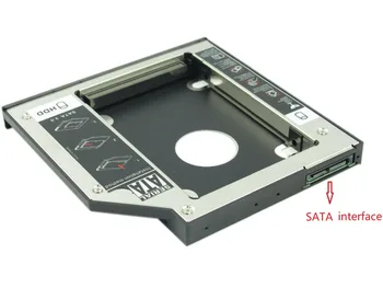 WZSM NAUJAS 9.5 mm, SATA 2-asis SSD HDD Caddy Lenovo Erazer Z50 Z40 T400S T500S T420S T430S T530S E531 E431 Kietajame Diske Caddy