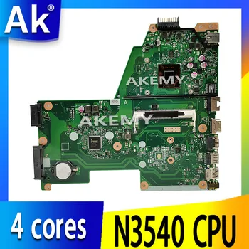 X451MA nešiojamas plokštė REV 2.1 Asus F451M X451M X451MA Mainboard DDR3 bandymo N3540 PROCESORIUS 4 branduolių
