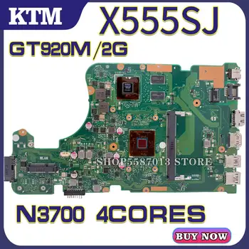 X555S už ASUS X555SJ K555SJ K555S nešiojamas plokštė X555S mainboard bandymo GERAI N3700 cpu 4Cores