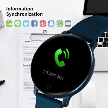 X9 1.3 colių IPS Ekrano Spalvos Smart Watch Širdies ritmo Monitorius Fitneso Žiūrėti Skambučių Priminimas Vandeniui 