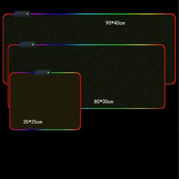 XGZ Animacija Pelės Mygtukai Anime RGB Žaidėjus LED Backlight XXL Kompiuterio 