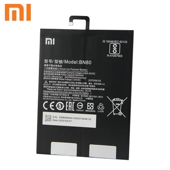 Xiao Mi Xiaomi Mi BN80 Telefono Baterija Xiao mi Pad4 Plus Tabletės 4 Pad4 Plius BN80 8620mAh Originalaus Akumuliatoriaus + Įrankis
