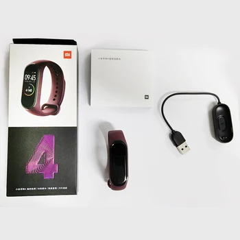 Xiaomi Mi Juosta 4 Apyrankę Širdies Ritmo Fitness Tracker Bluetooth5.0 Sporto Vandeniui 3 Spalvų AMOLED Ekranas, Smart Grupė